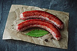 Fläminger-Griller, gepökelt, Lehmanns feine Bratwurst, regional, gebraten