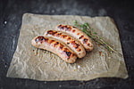Salsiccia aus eigener Produktion, regional, gegart