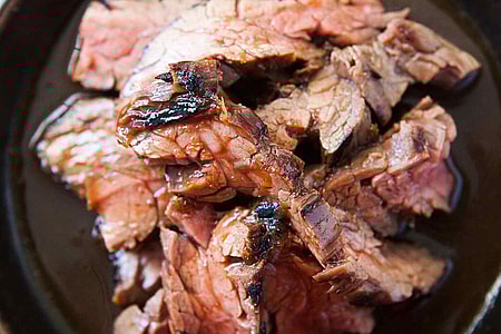 Flanksteak mit Teriyaki Soße