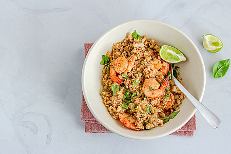 Low-Carb Riesengarnelen-Curry