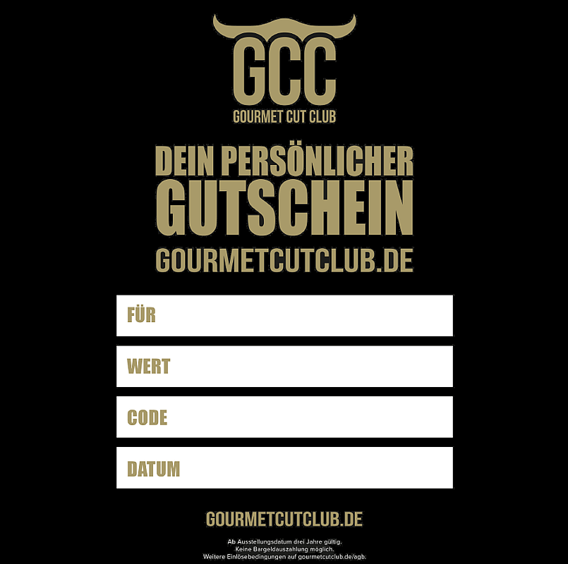 GCC Gutschein zum Ausdrucken