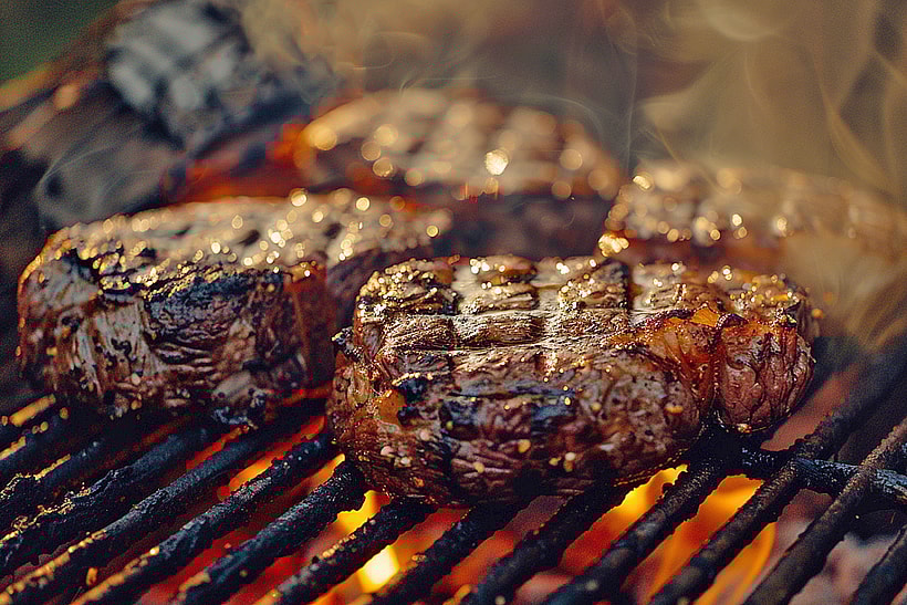 Rumpsteak regionale Färse