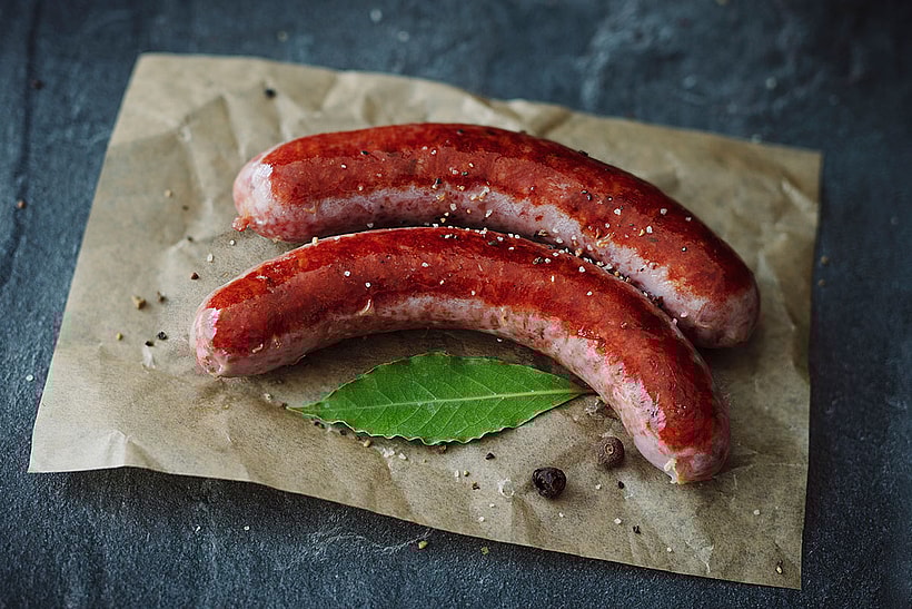 Fläminger-Griller, gepökelt, Lehmanns feine Bratwurst, regional, gebraten